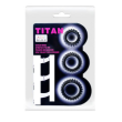 TITAN SILICONE COCKRING 3 PC (PINK PACK)